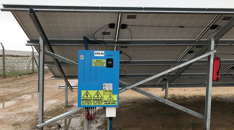 A PV power plant equipped with KSTAR inverters in Turkey