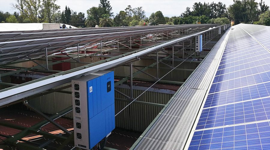 Mexico commercial PV project with KSTAR inverters